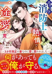 エリート消防士は揺るがぬ熱情で一途愛を貫く～3か月限定の妻なのに愛し囲われました～