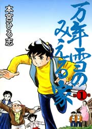万年雪のみえる家