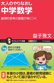 大人のやりなおし中学数学 論理的思考の基礎が身につく