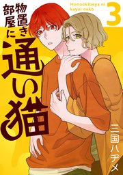 物置き部屋に通い猫