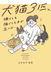 犬猫３匹、撫でても撫でても手が足りない